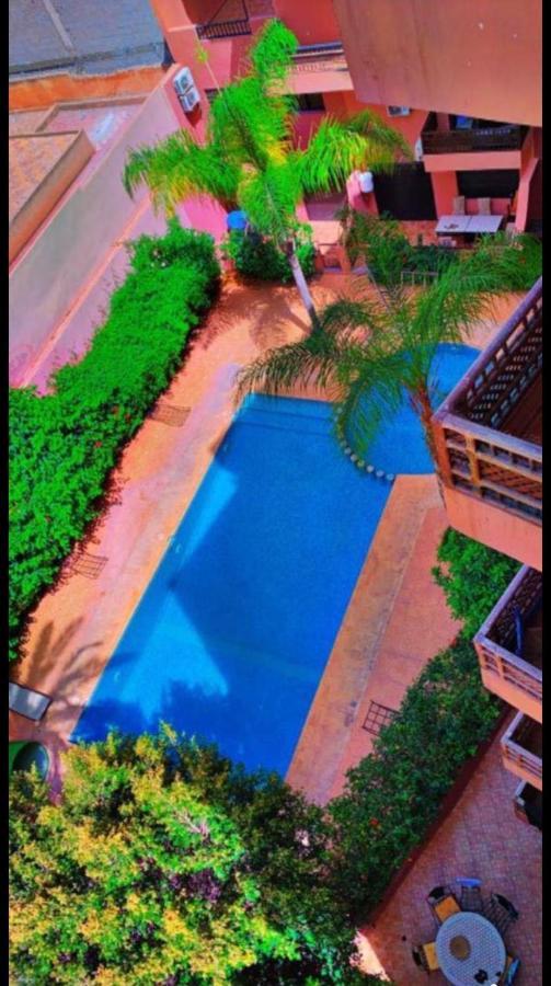 Quiet Apartment With Pool, Gueliz City Center Marrakesh Exterior foto